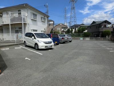 Parking lot. On-site parking