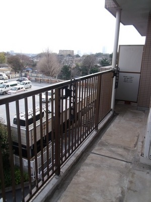 View. Balcony is located two faces