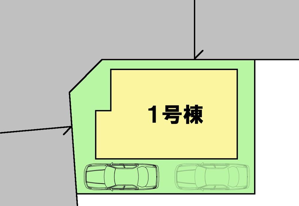 Compartment figure. 27.3 million yen, 4LDK, Land area 102 sq m , Building area 97.29 sq m 1 Building Compartment Figure