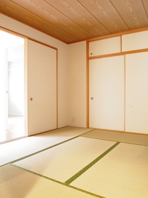 Living and room. Is a Japanese-style room with upper closet.