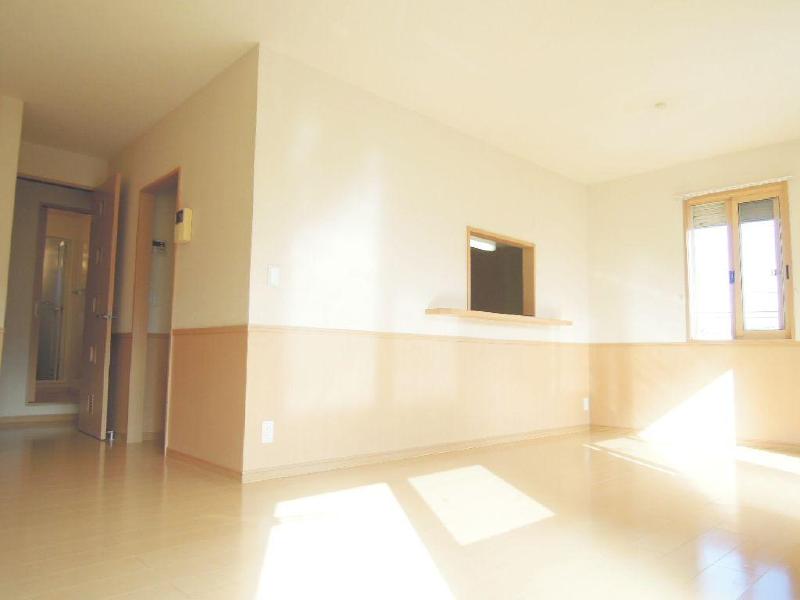 Living and room. The room is also spacious 17.5 Pledge ・ Yang per also good