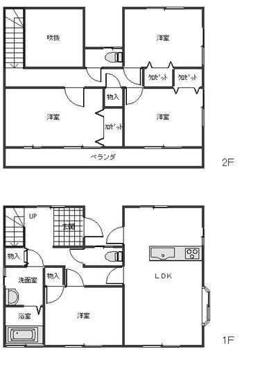 Floor plan. 12.3 million yen, 4LDK, Land area 479.33 sq m , Building area 101.85 sq m