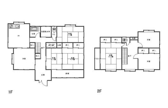 Floor plan. 10 million yen, 6LDK, Land area 301.61 sq m , Building area 161.2 sq m