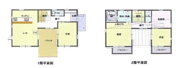 Floor plan. 18.9 million yen, 4LDK, Land area 350.42 sq m , Building area 102 sq m