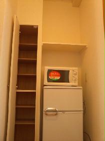 Other. Refrigerator with a microwave
