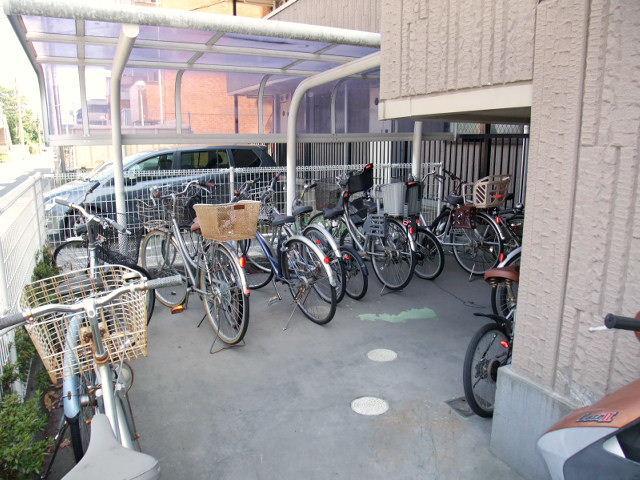 Other common areas. Bicycle-parking space