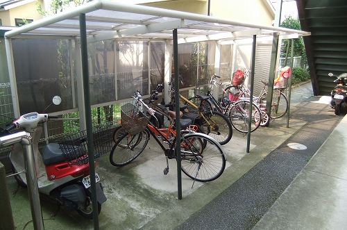 Other common areas. Bicycle shelter