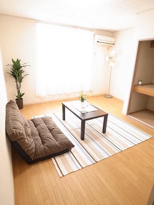 Living and room. Model room specification.  Furniture is not attached.