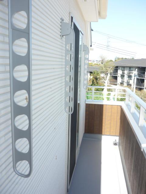 Balcony. Local model house balcony photo