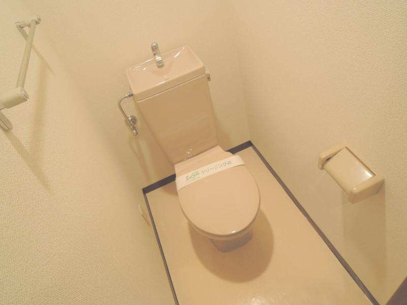 Toilet. Toilet with a simple and clean.