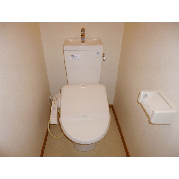 Toilet. With warm water washing toilet seat