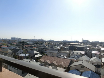 View. Scenery as seen from the balcony