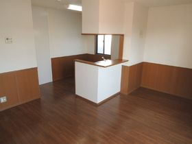 Living and room. LDK13 Pledge Counter Kitchen