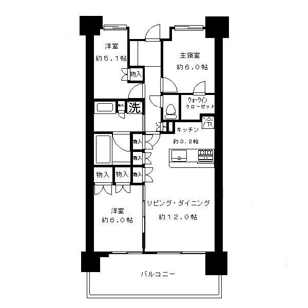 Floor plan. 3LDK, Price 33,800,000 yen, Occupied area 74.14 sq m