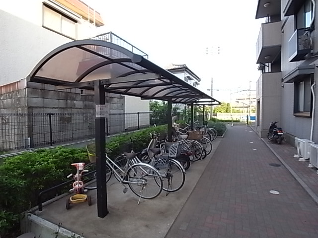 Other common areas. There are bicycle storage.