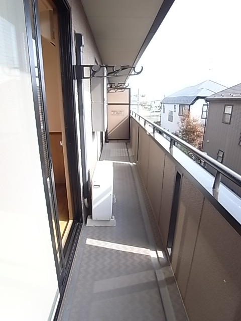 Balcony. You can also use the spacious veranda.