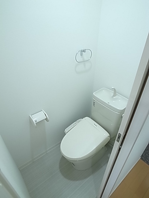 Toilet. Also has a bidet