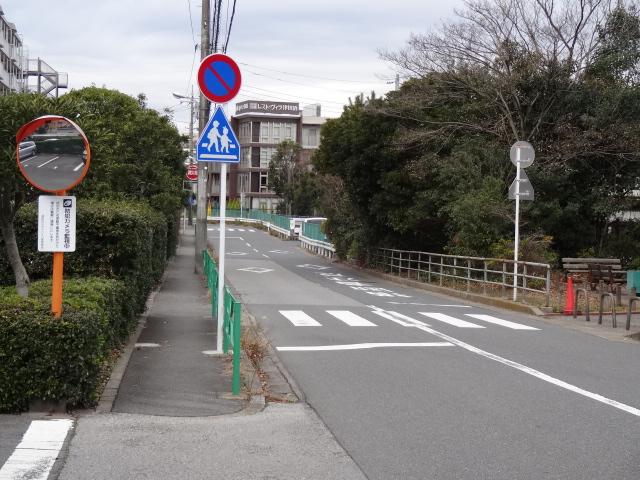 Other local. Front road is servicing the sidewalk or crosswalk, Walk of the child is also safe.