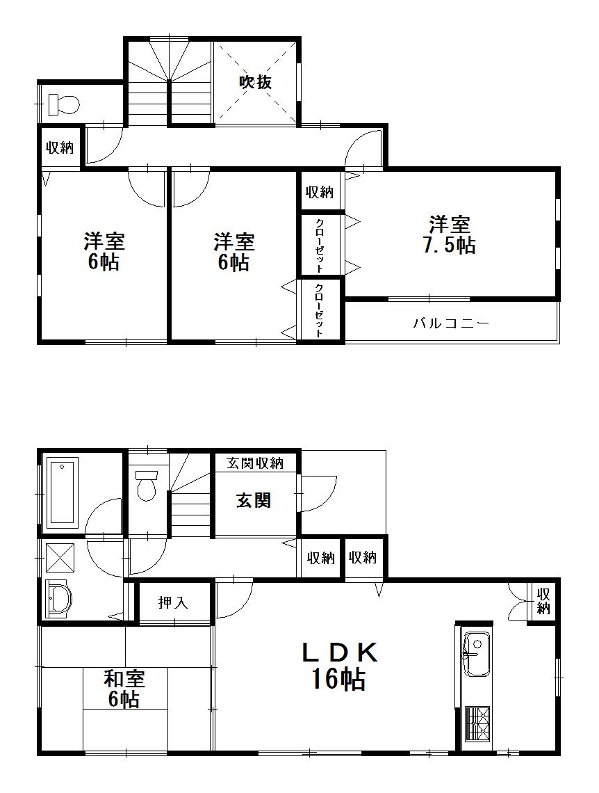 Floor plan. 28.8 million yen, 4LDK + S (storeroom), Land area 120.24 sq m , Building area 103.51 sq m