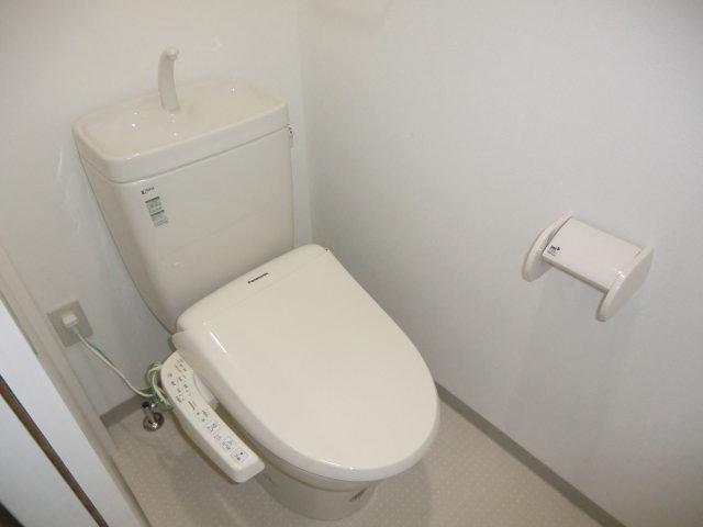 Toilet. Washlet is also convenient because it is standard equipment