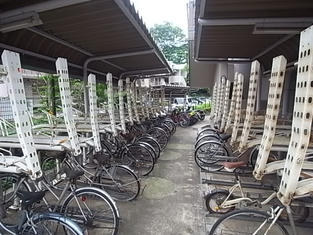 Other common areas. bicycle parking space