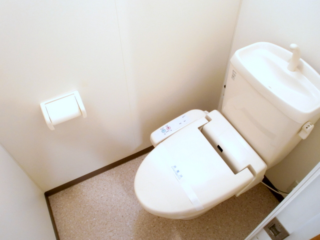 Toilet. It comes with warm water cleaning toilet seat. 