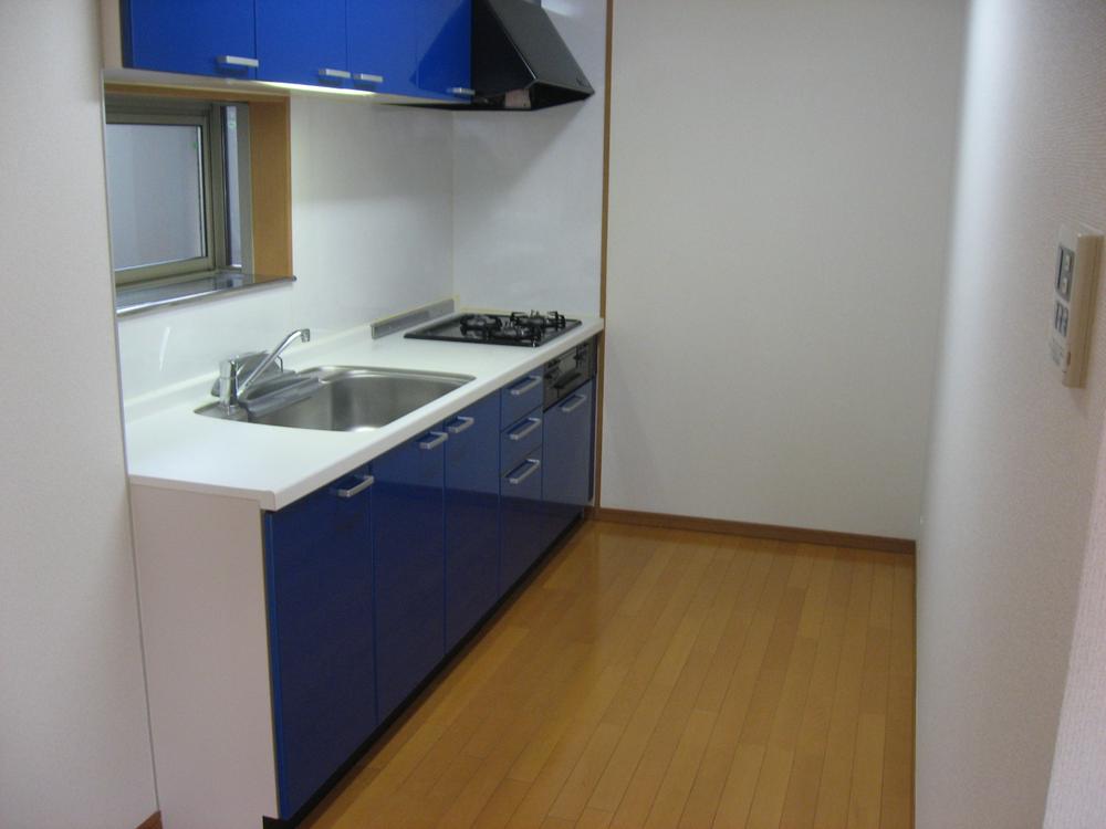 Kitchen. Beautiful kitchen. Distinct blue you are likely to say accent.