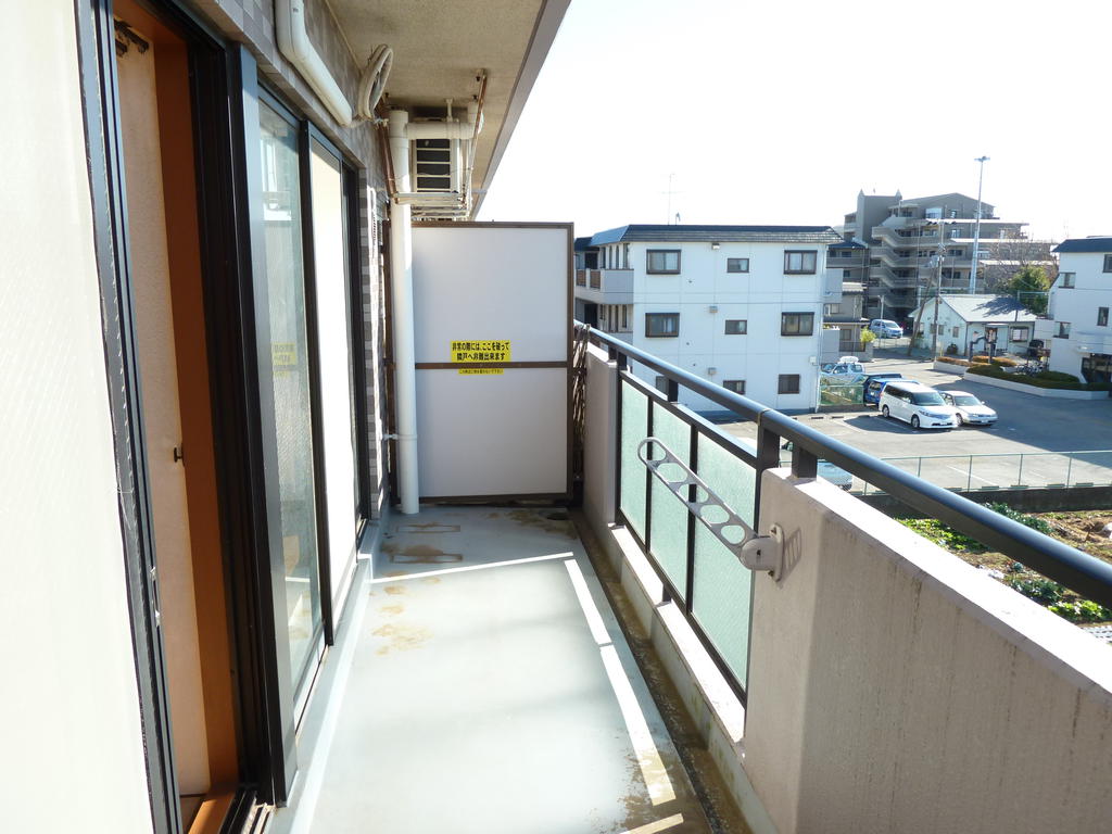 Balcony. Balcony in the sun will delight even your laundry