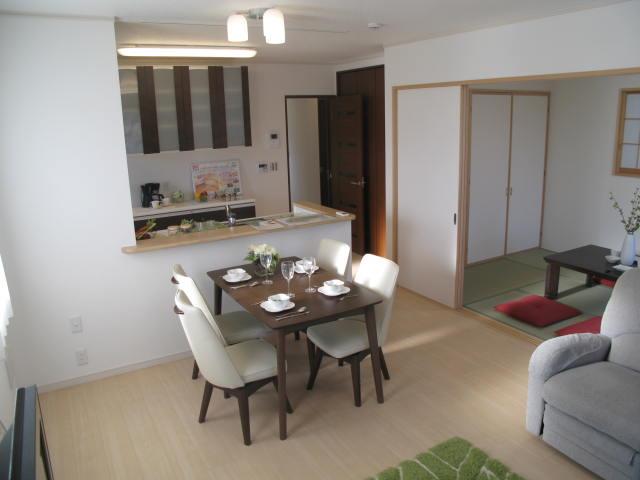 Living. The model house contains furniture. Delusion the image of new life ・  ・  ・ I can do it.