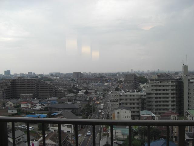 View photos from the dwelling unit. View from the west balcony, Ichikawa ・ You can also watch you Tokyo district of fireworks.