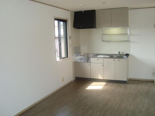 Kitchen. You can also use the spacious living room