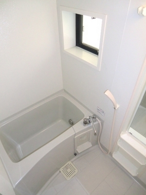 Bath. Bathroom with a window