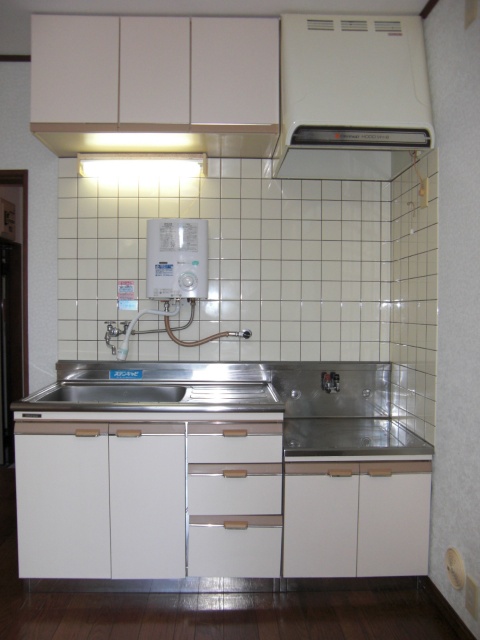 Kitchen. It is a convenient size to self-catering