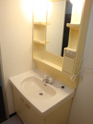 Washroom. Independent wash basin ・ Undressing space