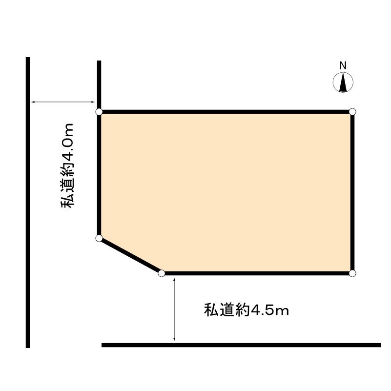 Compartment figure. Land price 23,900,000 yen, Land area 163.44 sq m