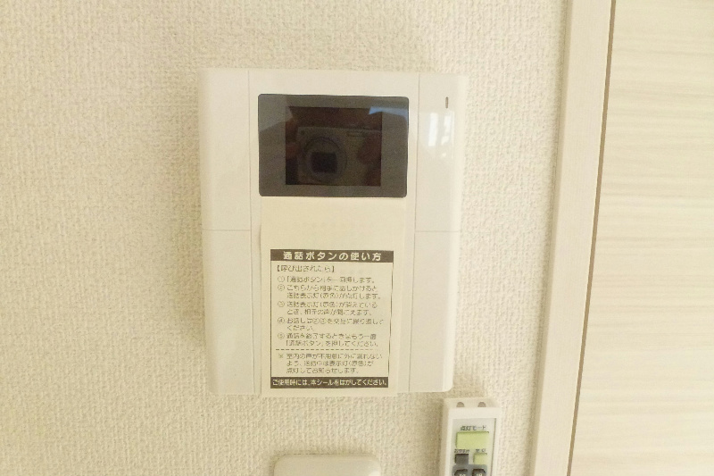 Security. Monitor with intercom