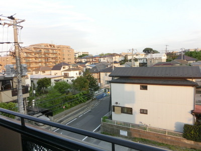 View. A quiet residential area