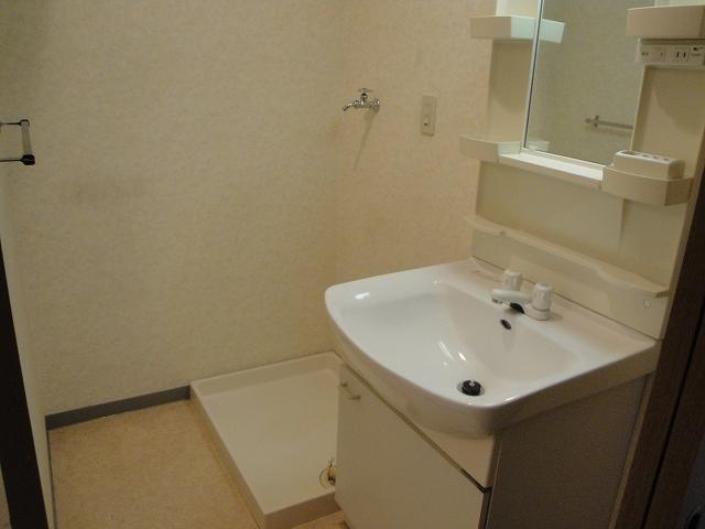 Washroom. Also it comes with a separate wash basin.