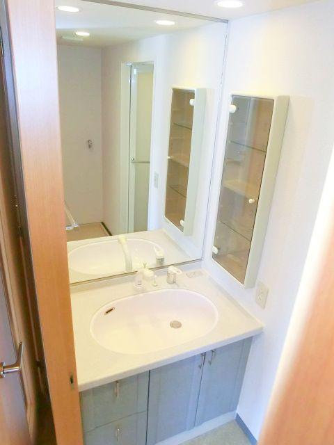 Washroom. Large shampoo dresser equipped