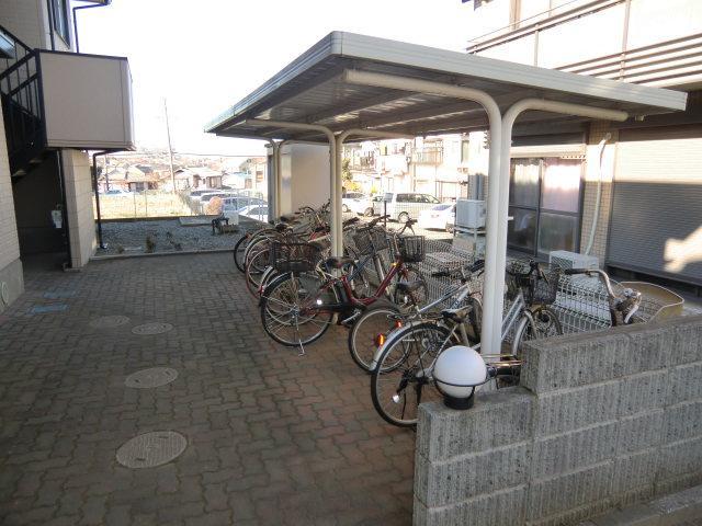 Other. Bicycle parking is covered