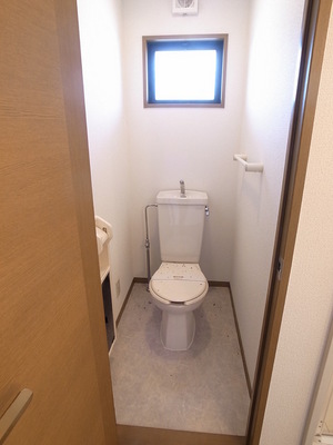 Toilet. It settles down space