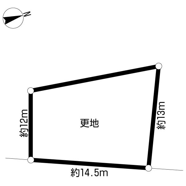 Compartment figure. Land price 7.8 million yen, Land area 181.8 sq m