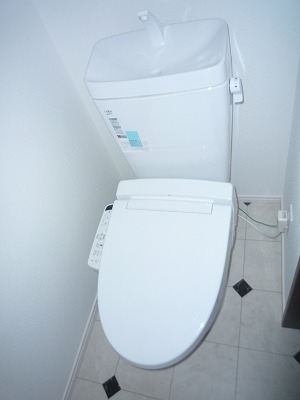 Toilet. Washlet equipped "