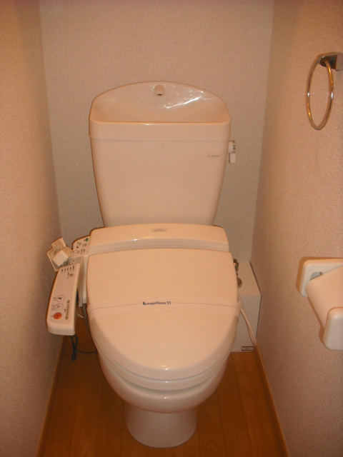 Toilet. With warm water washing toilet seat