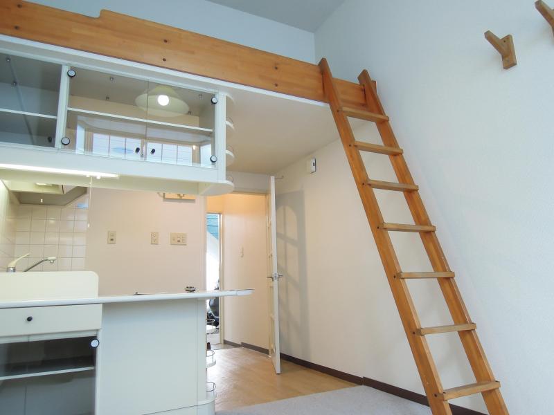 Other. Stairs to the loft can be stored so as not to interfere