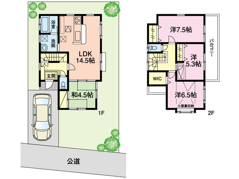Floor plan. (9 Building), Price 39,800,000 yen, 4LDK, Land area 130.05 sq m , Building area 92.73 sq m