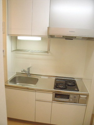 Kitchen. Gas stove 2-neck fully equipped kitchen