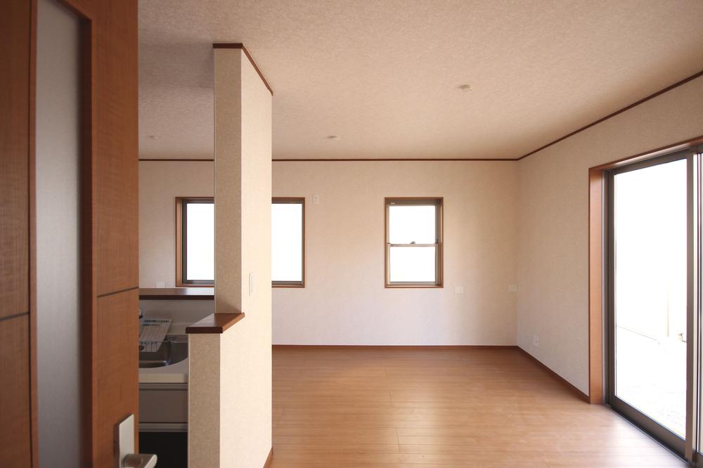 Living. Shoot the living room from the hall entrance