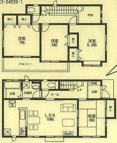 Floor plan. (Building 2), Price 41,800,000 yen, 4LDK, Land area 144.9 sq m , Building area 101.64 sq m