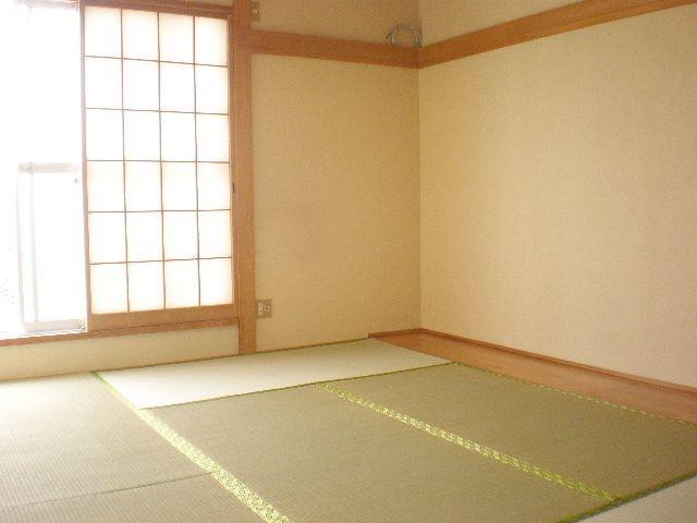 Kitchen. In a little spread with a plates on the right side of Japanese-style room! !